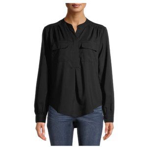 Time and Tru Women's Long Sleeve Utility Shirt (XL)